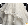 China Suzhou Vestido de Casamento Heavy Beaded Bridal Gown 2017 Long Train Luxury Ball Gown White Lace Wedding Dresses